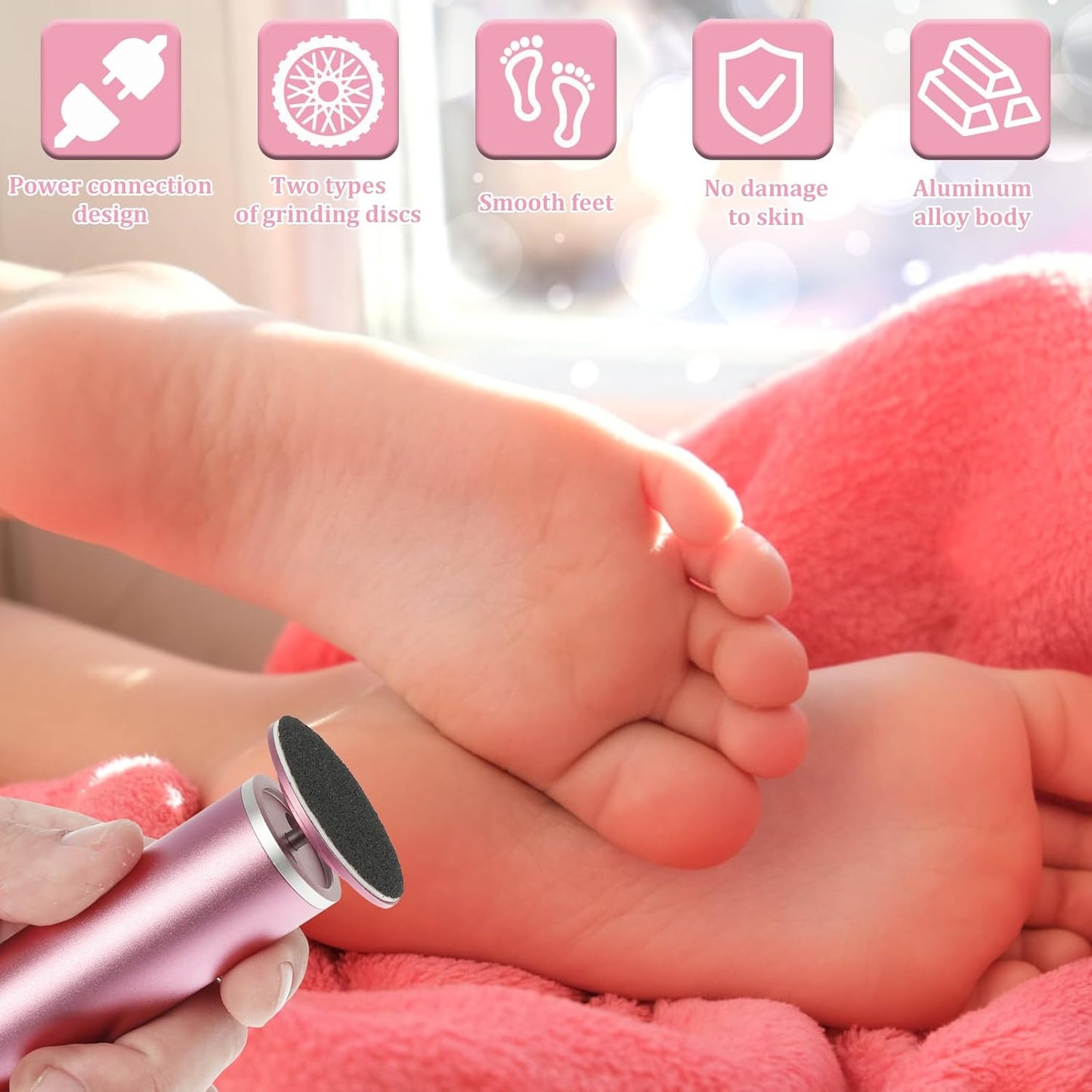 Pamrel™ Care Remover – Electric Foot Smoother