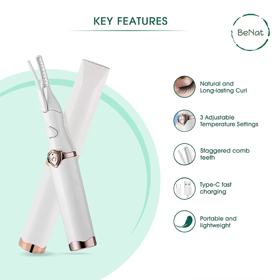 Pamrel™ Heated Eyelash Curle - Electric Eyelash Curler