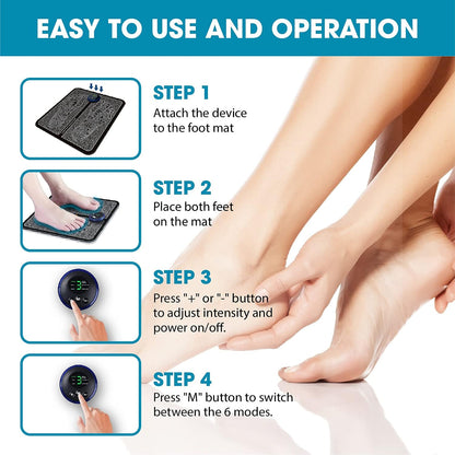 Pamrel™ Electric Mat – EMS Foot Massager