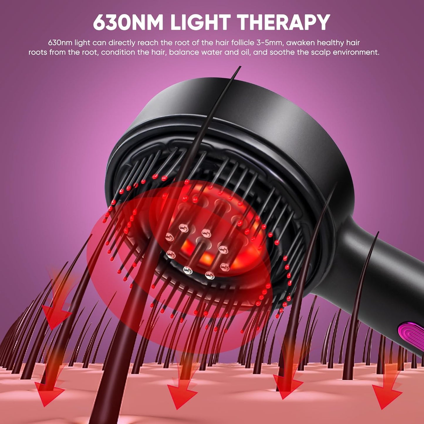 Pamrel™ Hair Relaxer – Electric Comb Massager