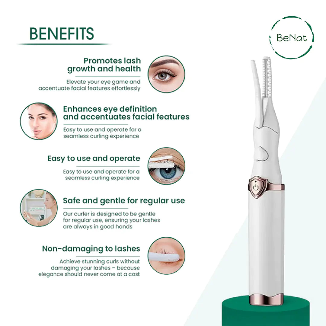 Pamrel™ Heated Eyelash Curle - Electric Eyelash Curler